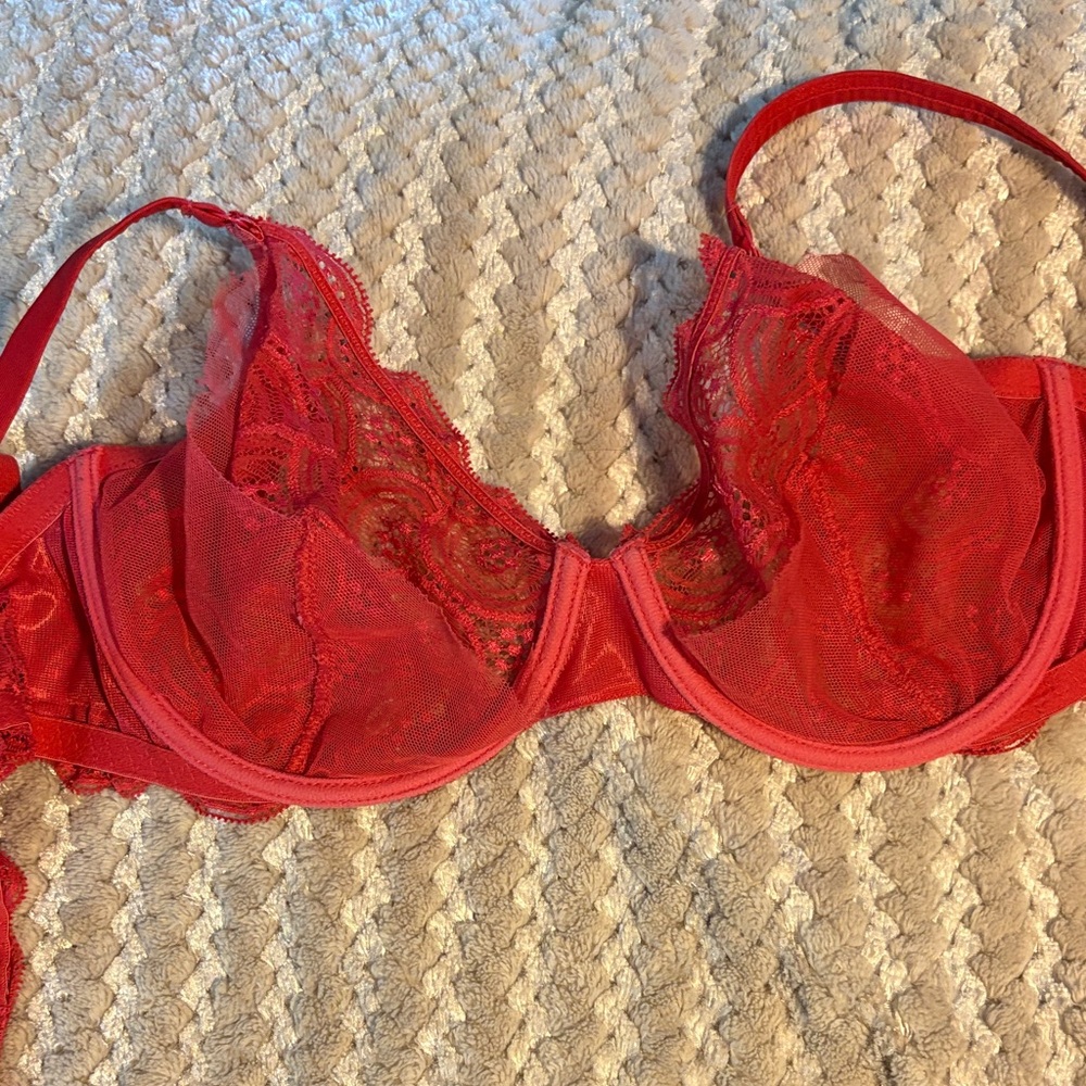 La Perla Scarlet Lace Bra - Picture 3 of 6